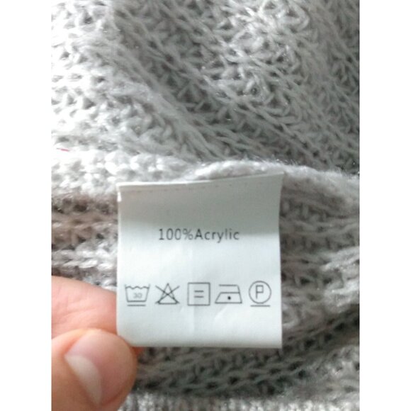 Exlura Women's Off Shoulder Sweater Mixed Animal Print Loose Oversized Pullover - Picture 7 of 7